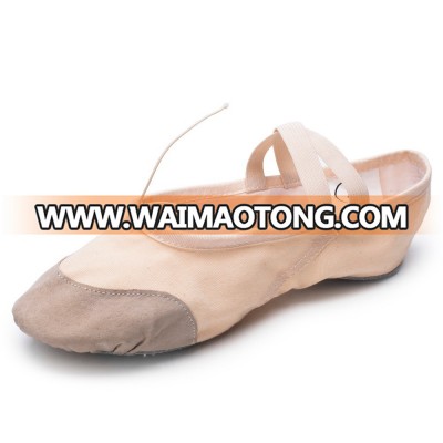 Manufacturer Wholesale Dance Shoes Canvas Split Sole Ballet Shoes