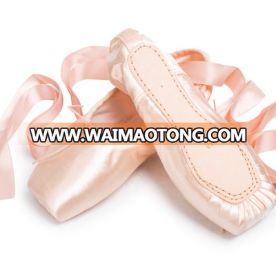 7000054 High Quality Factory Sansha Style Satin Professional ballet pointe shoes With Inner Cushion