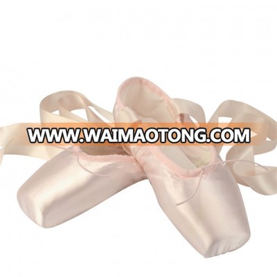 7000054 Professional Fashion Full Sole Ribbon Belt Ballet Satin Pointe shoe